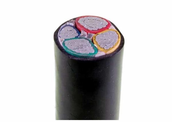 0.6/1KV PVC Insulated Cables Aluminium Stranded Conductor 4 Cores