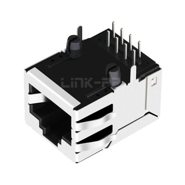 LPJ16113CNL 10/100 Base-T Tab Up Without Led Single Port 8P8C Modular Jack RJ45 Female Connector