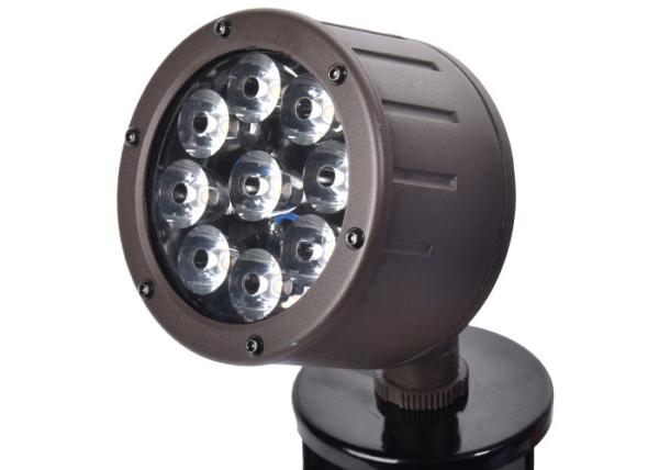 Outside Led Spotlights 12 Watt Color Temperatures 3000K Powder Coated Bronze