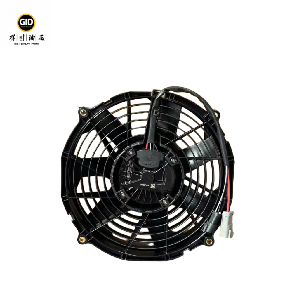 12V/24V Hydraulic Cooling Fan For Excavator - Heavy Duty Radiator Fan Motor Replacement