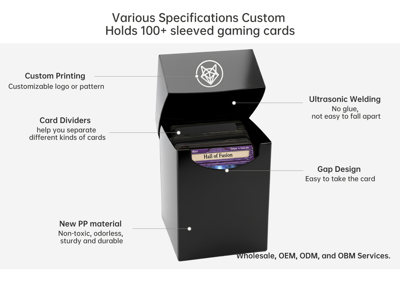 Custom PP Card Storage Boxes  Strong  Sustainable  and Designed for Collectors
