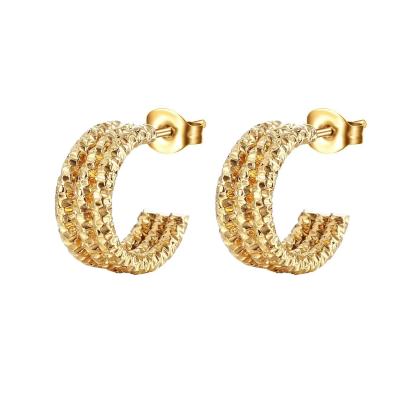 Unisex Full Pave Diamond Earrings Medium Size With Screw Back Fastening Solution (Brincos de diamante de tamanho médio com solução de fixação por parafuso)