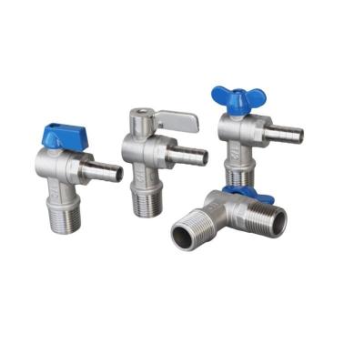 1/2 Inch 90 Degree Angle Valve for Floating Ball Valve in Bathroom Water Heater Toilet