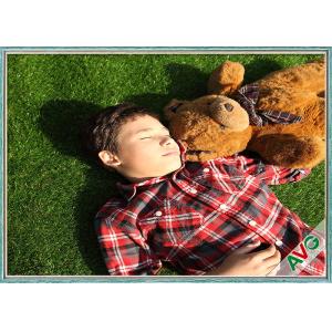 Plancher artificiel d'herbe de jardin de loisirs/faux PE de monofilament de tapis d'herbe + PPE bouclé