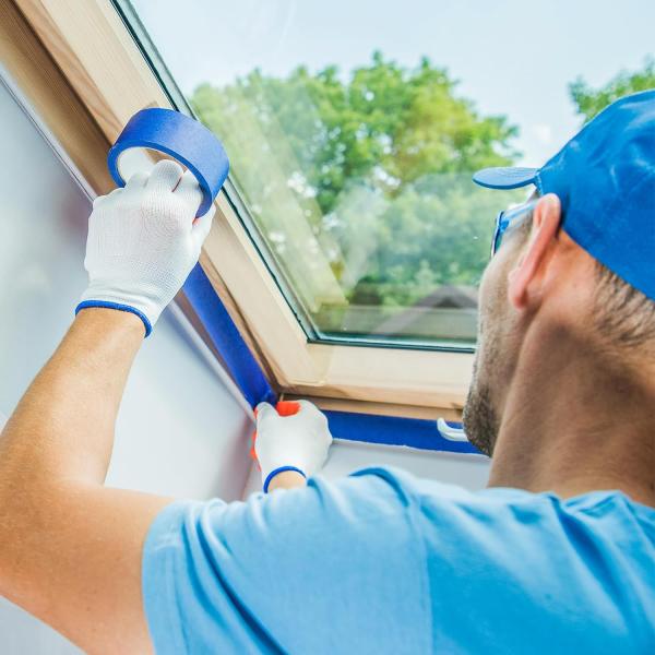 Blue Strong And UV Resistant Color Station Paint Tape Artist'S Masking Tape Roll For Auto Painting