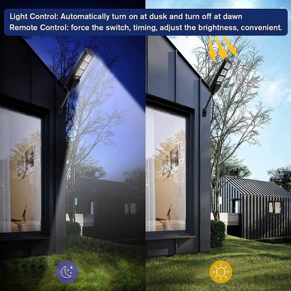 Luz de calle solar de 120 vatios para la prenda impermeable blanca de la resistencia IP65 de la inundación de la luz del día al aire libre 5000K