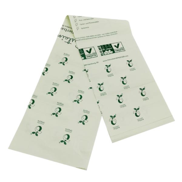 Завод Compostable хозяйственных сумок футболки Biodegradable пластиковый базовый материал