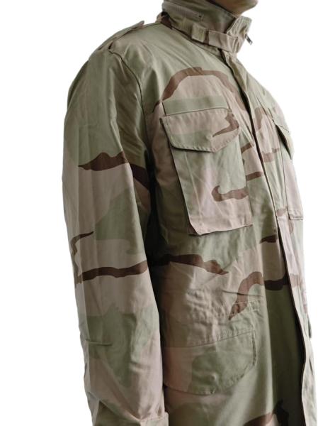 Durable Camo Battlefield Jacket With Stand Up Collar Warm Waterproof Camouflage Hooded Cotton Padded Military Jacket