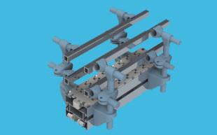 65mm vertical conveyor beams conveyor straight running tracks aluminium materials