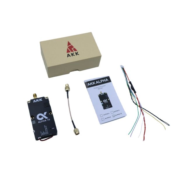 AKK ALPHA 10 5.8GHz 10W FPV Video Transmitter – High Efficiency & Durability