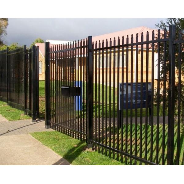 Spear Top Steel Single Gates , 1.8mx2.4m Fencing Tubular Steel