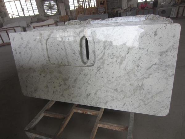 Commercial Restaurant Granite Stone Slab Countertop Andromeda White Labradorite