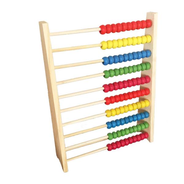 Высчитайте 26Cm деревянная игрушка математики считая шарики забавляется абакус воспитательный