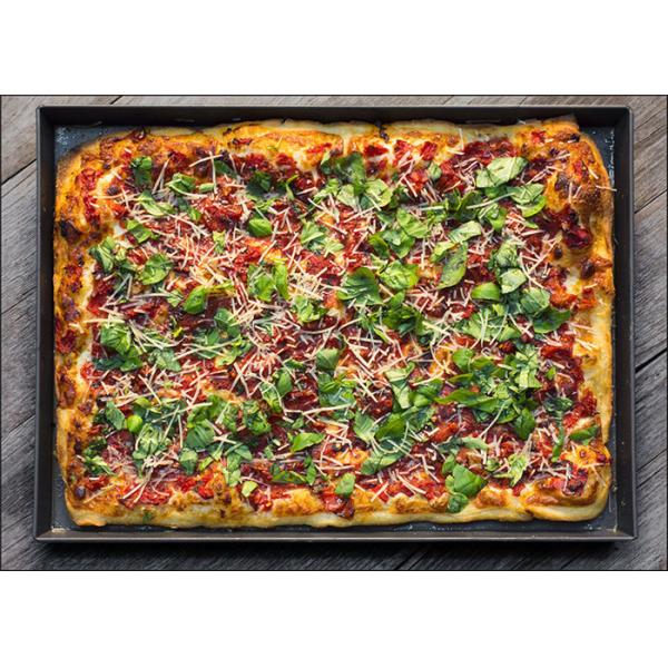 RK Bakeware China Foodservice Alumínio anodizado duro Formas de pizza Detroit