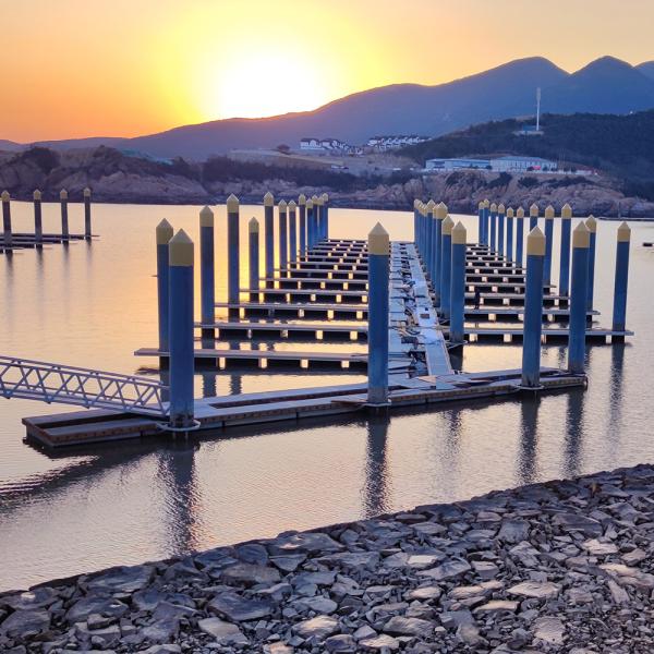 bordo livre Marine Aluminum Gangways 6061-T6 de 30cm para o pontão de flutuação