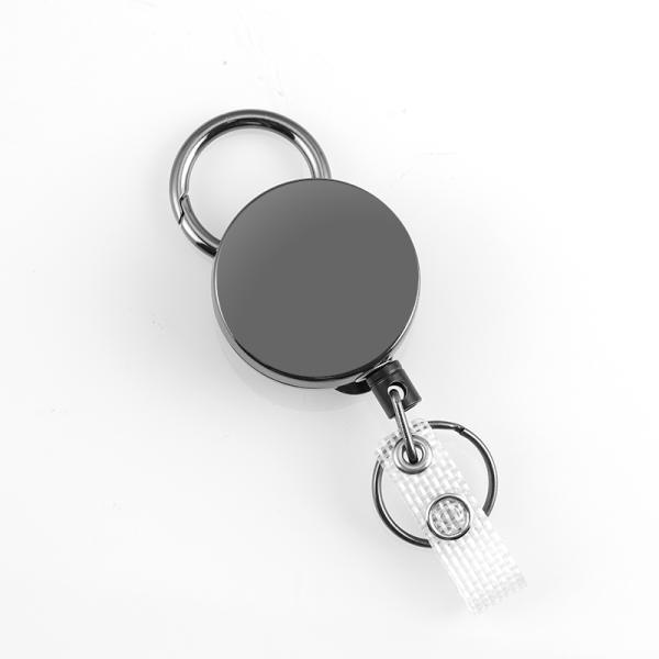 Деи значок катушка Металлический наружный значок клипы Свертывающийся значок держатель клип