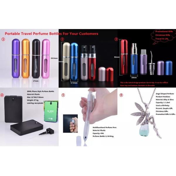 Косметическим сформированный сердцем пурпур ODM 20ml бутылки брызг кармана духов голубой