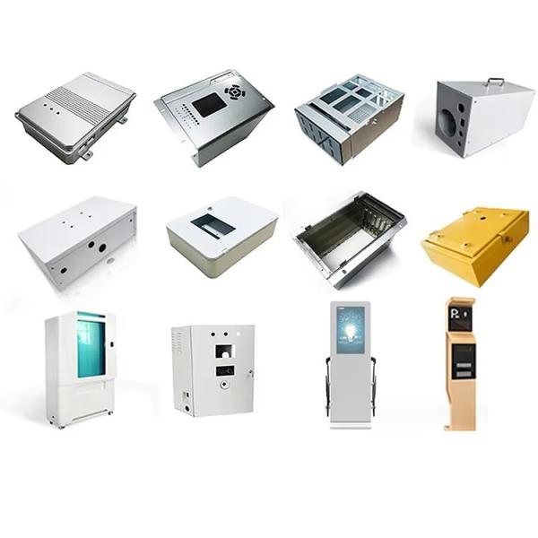 Parties de boîtes métalliques sur mesure en aluminium métallique en acier inoxydable