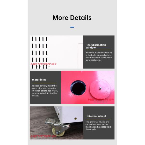 No Battery Capacity Steam Car Washer Machine for Car Washing Shop Industrial Steam Cleaning Car Wash Machine