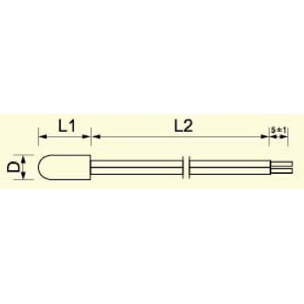 CQC Certificated Waterproof CWF Precision Custom NTC Temperature Sensor 10KOHM 3950 For HVAC and Refrigeration