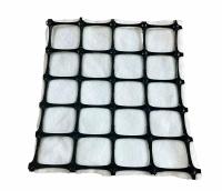 PP Geogrid Thermal Bond Geotextile Composite Geogrid Reinforces Subgrades  Isolation Gravel Layer For Highway