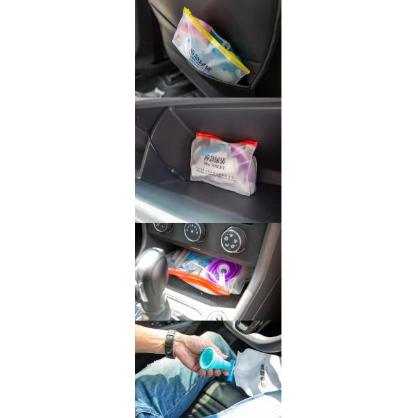 сумка мочи силикона посуды силикона перемещения 4pcs 800ML складная