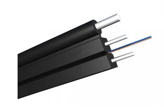 Flat Wire Shape Indoor Fiber Optic Cable 4 6 8 12 Core for Data Centers and Office Networks