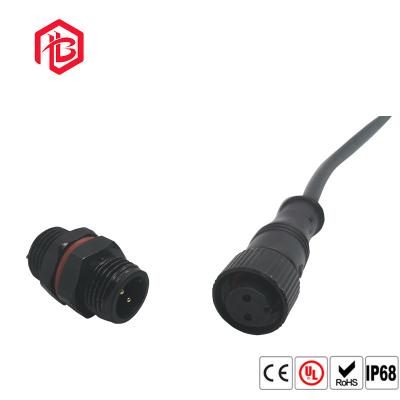 O metal M12 da montagem do painel Waterproof o conector fêmea masculino