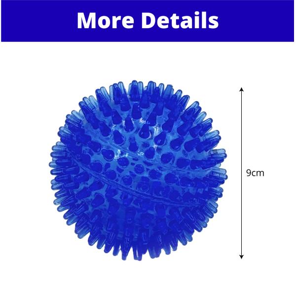 Tough Interactive Chew Toy Durable TPR Squeaky Dog Ball