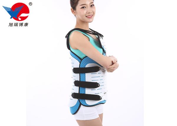 Flannel And PVC Thoracic Lumbar Sacral Orthosis Brace For Lower Back Pain Treatment