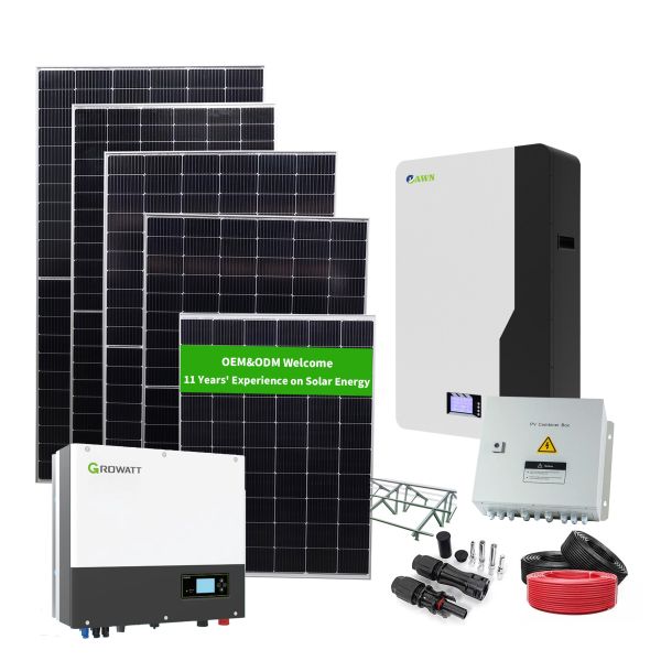 Full Kits Set 20KW Complete PV Panel Energy Storage 20KVA Solar System at Home Price Solar Power Station System