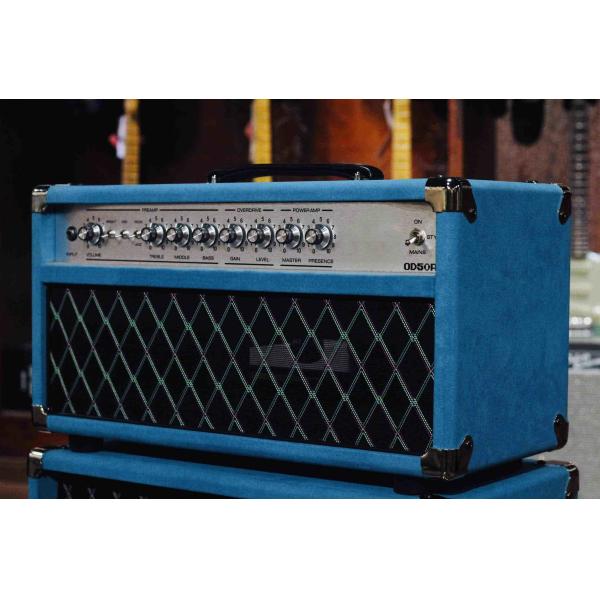 Custom Dumble Clone 2025 Overdrive Reverb 50-Watt Hand-Wired Tube Head-Suede Blue JJ Tubes 50W