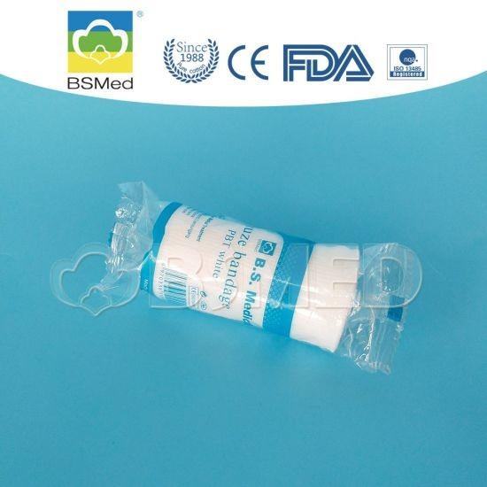 Absorvência alta médica de Gauze Rolls Lightweight Soft Touch do algodão branco da cor