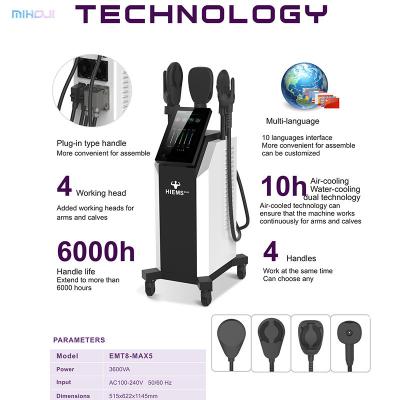 Long Lasting peface RF Body Shaping Machine 4 Handles Plug In Type