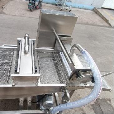 Automatic Fish Batter and Breading Machine for Thermal Processing in Food Industry