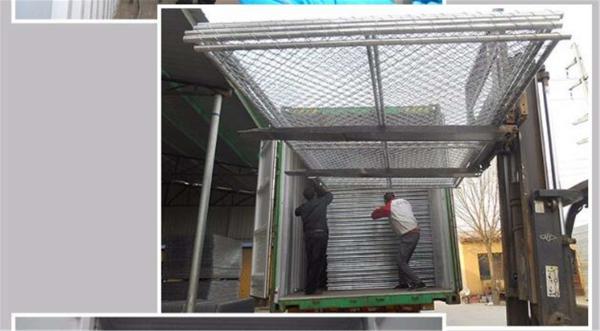 chain link temporary construction fence panels 6FT X 10F Mesh 2 3/8  x 2 3/8 ( 60mm x 60mm ) x 12 gauge wire