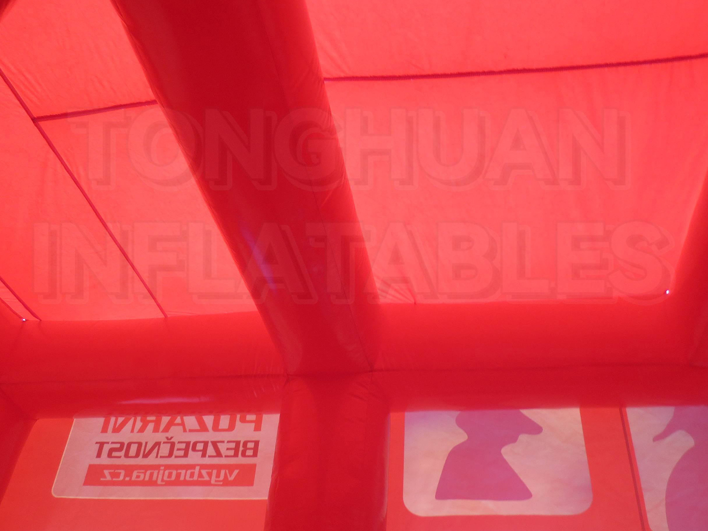 Custom Fire Truck Bounce House with Ladder Graphics and Bounce Area for Schools Festivals Brand Events and Playgrounds