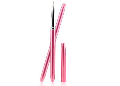 Water Red Nail Art Brushes For Fine Nail Art Work , Painting Flower Pen Design