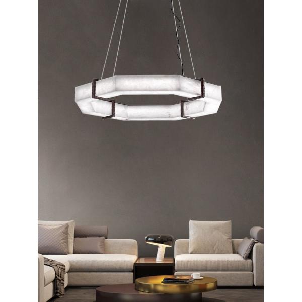 Spanish Marble Spectacular Alabaster Chandelier Large Alabaster Infinity Chandelier Marble Pendant Lighting Home Decor