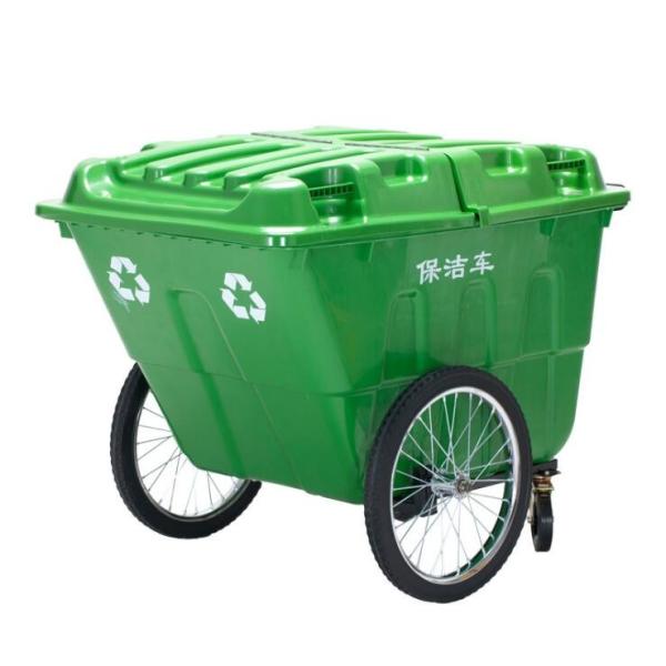 Eco - Friendly Large Garbage Cans SMC Industrial Outdoor With Two Wheel