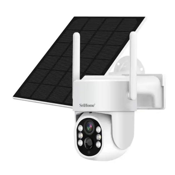 Solar Battery WiFi Camera Night Vision 2-Way Audio Wireless Security System monitor Outdoor Full Color Waterproof PTZ IP
