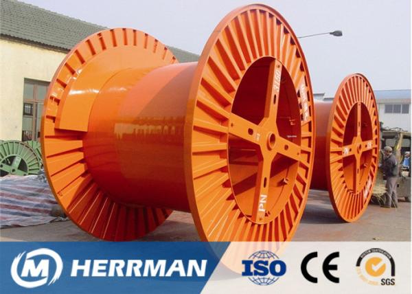 High Strength Wire Cable Accessories Metal Plastic Cable Reel Corrosion Resistance