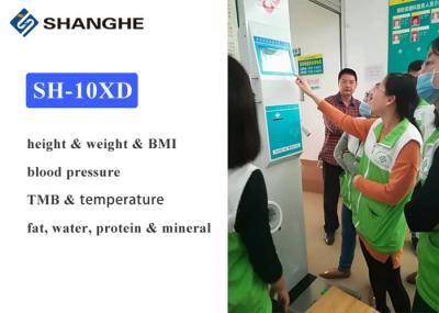 Máquina gorda da pressão sanguínea do peso BMI da altura do analisador para o oxigênio da temperatura corporal/sangue