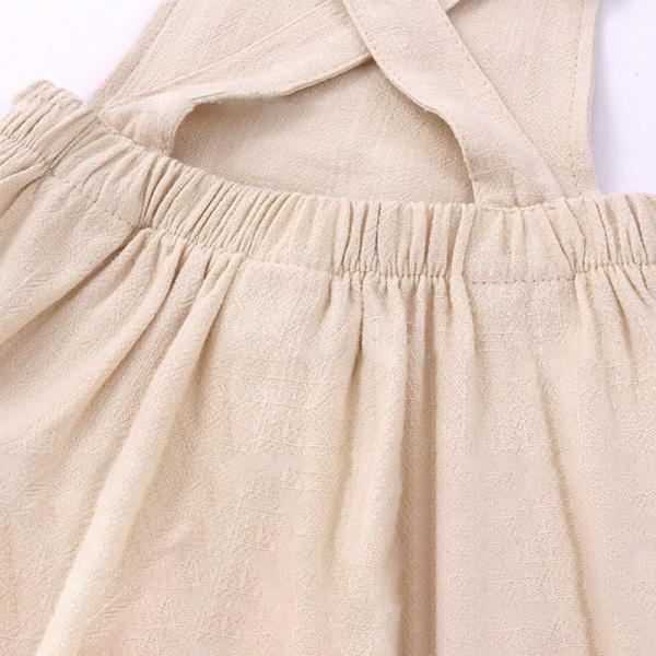 Custom Cotton Line Baby Clothes Baby Girls Romper Onesie Sleeveless Soft Clothes Baby Bodysuit