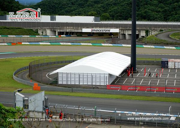 Self - Cleaning Outdoor Event Tents 15x40m With Luxury ABS Panel Around And Lining