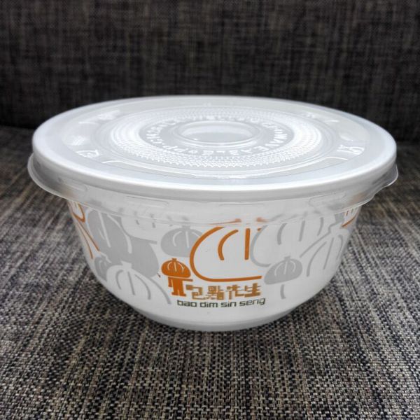 Цвет ресторана пищевых контейнеров закуски устранимым устранимым пластиковым подгонянный квадратом