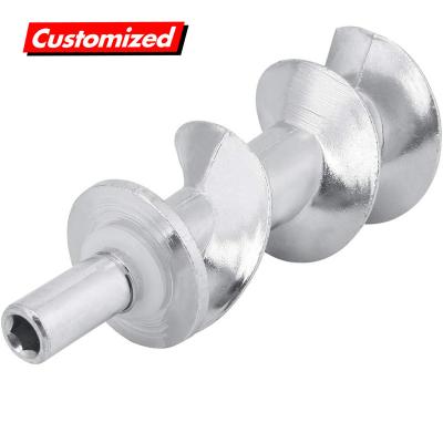 Parafusos de auger de aço inoxidável 316 para peças de moedor de carne de design popular personalizado OEM