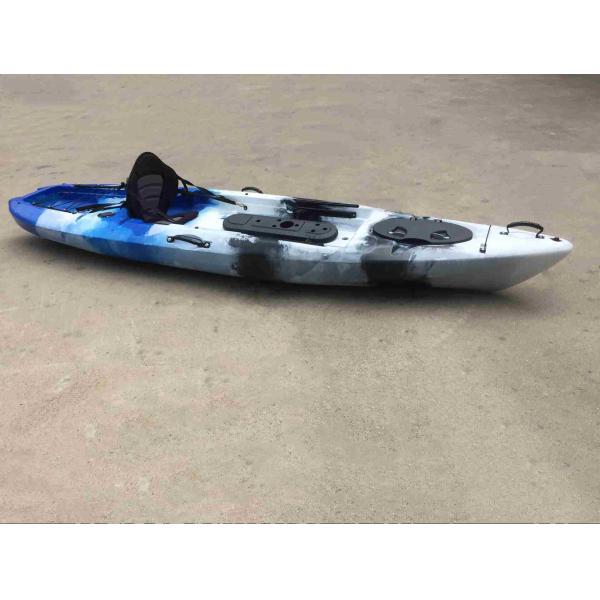 УЛЬТРАФИОЛЕТОВЫЙ устойчивый день путешествуя каяк, легкий отрегулированный компактный дизайн каяка океана моря подставки для ног