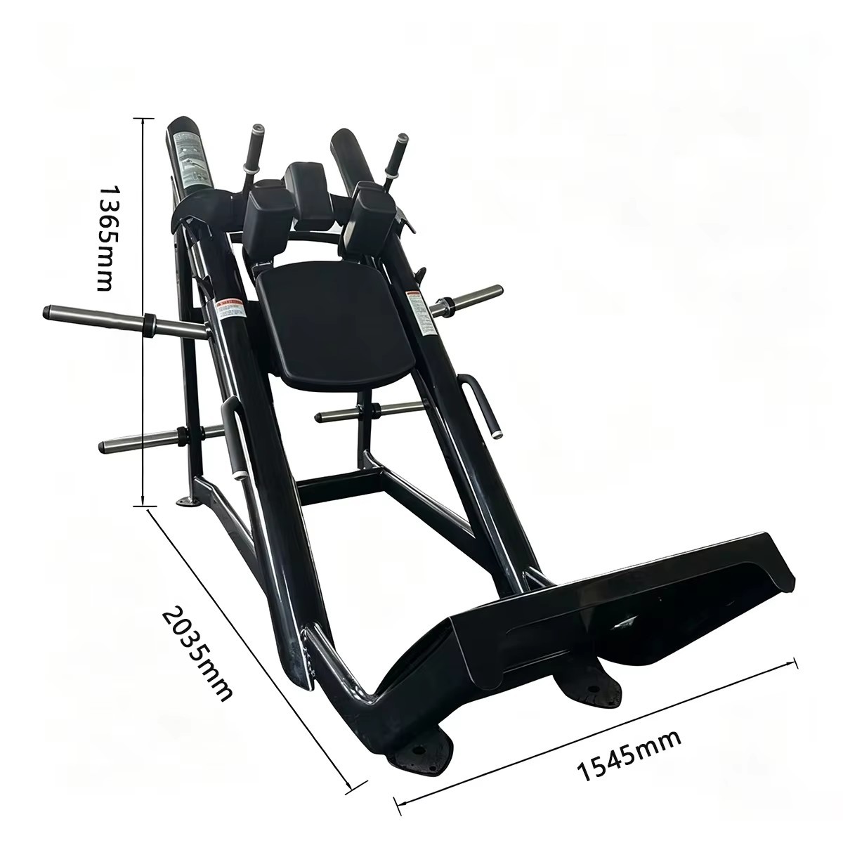 XS04 Hack Slide Machine | Commercial Plate Loaded Hack Squat Gym Equipment