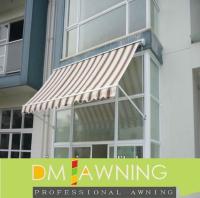 Área exterior vertical com braço retrátil para cortar a luz do sol para a janela Área de trabalho pesada com braço retrátil